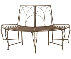 Lauko baldų komplektas Medžio suolelis 4-Vietų skaičius 160 x 80 x 89 cm Plienas