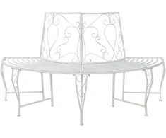 Lauko baldų komplektas Medžio suolelis 4-Vietų skaičius 160 x 80 x 89 cm Plienas