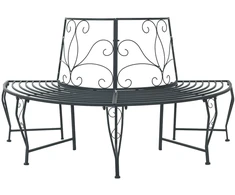 Lauko baldų komplektas Medžio suolelis 4-Vietų skaičius 160 x 80 x 89 cm Plienas