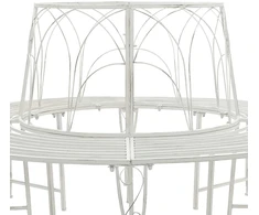 Lauko baldų komplektas Medžio suolelis 8-Vietų skaičius Ø 160 x 89 cm Plienas