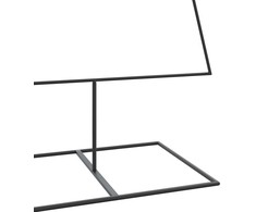Metalinė Kalėdų eglutė, juodos spalvos, 210cm