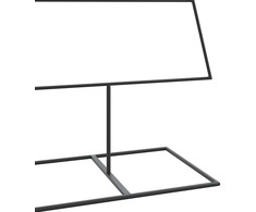Metalinė Kalėdų eglutė, juodos spalvos, 180 cm