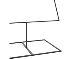 Metalinė Kalėdų eglutė, juodos spalvos, 210cm