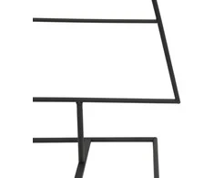 Metalinė Kalėdų eglutė, juodos spalvos, 60 cm