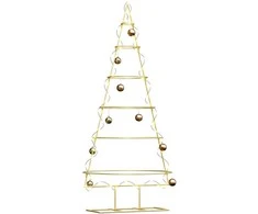 Metalinis Kalėdų medis s stovu Auksinė 148 cm