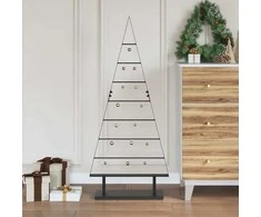 Metalinis Kalėdų medis s stovu Juoda 125,5 cm Plienas