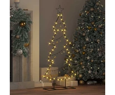 Metalinis Kalėdų medis s stovu Juoda 125 cm Plienas
