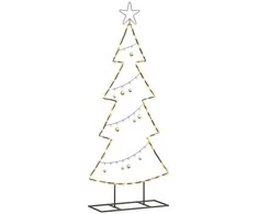 Metalinis Kalėdų medis s stovu Juoda 125 cm Plienas