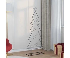 Metalinis Kalėdų medis s stovu Juoda 150 cm Plienas