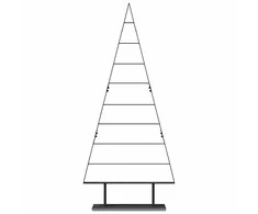 Metalinis Kalėdų medis Juoda 180 cm Plienas