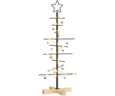 Metalinis Kalėdų medis s stovu Juoda 89 cm