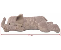 Minkštas pliušinis dramblys, XXL, 95 cm