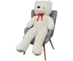 Minkštas žaislinis šuo, pliušinis, baltas, 170cm