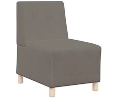 Modulinis sofa vienetas be rankų 2 pcs Šviesiai pilka