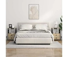 Šalia lovos spintelė 2 pcs Sonoma ąžuolas 40 x 31 x 60 cm