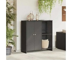 Oppbevaringsskap su lentyna Juoda 100 x 36 x 102 cm Ratanas