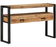 Konsolinis stalas Ruda 120 x 33 x 75 cm Kietos akacijos mediena