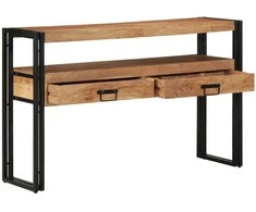 Konsolinis stalas Ruda 120 x 33 x 75 cm Kietos akacijos mediena
