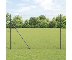 Heksagonalinė tvoros tvirtinimo sistema 10 x 1,5 m Pilka