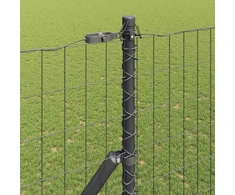 Euro tvoros žemės tvirtinimas 10 x 1,6 m PVC dengtas plienas