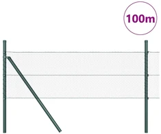 Heksagonalinė tvoros tvirtinimo sistema 100 x 0,8 m Pilka