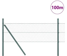 Heksagonalinė tvoros tvirtinimo sistema 100 x 0,8 m Pilka