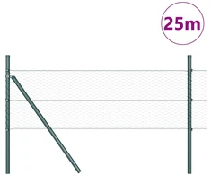 Heksagonalinė tvoros tvirtinimo sistema 25 x 0,4 m Žalia