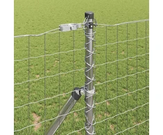 Lauko Euro tvoros gruntinis tvirtinimas 25 x 1 m Sidabrinė