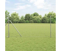 Lauko Euro tvoros gruntinis tvirtinimas 25 x 1 m Sidabrinė