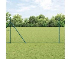 Heksagonalinė tvoros tvirtinimo sistema 25 x 1,4 m Žalia