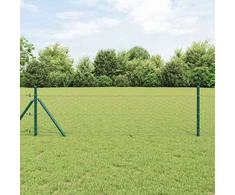 Heksagonalinė tvoros tvirtinimo sistema 50 x 1 m Žalia