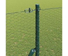 Heksagonalinė tvoros tvirtinimo sistema 50 x 1,5 m Žalia