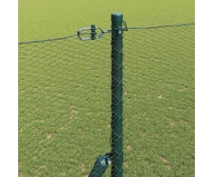 Heksagonalinė tvoros tvirtinimo sistema 50 x 1,5 m Žalia