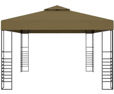 Pavėsinė, taupe spalvos, 3x4m, 180g/m²