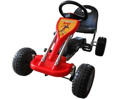 Pedalais minamas kartingas, raudonas