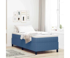 Platforminės lovos rėmas Mėlyna 90 x 200 cm Kordūrinis audinys