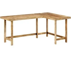 Rašomasis stalas 165x110x75 cm Masyvo medžio mango