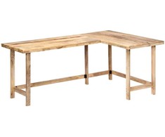 Rašomasis stalas, 180x120x76cm, mango medienos masyvas