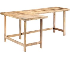 Rašomasis stalas, 180x120x76cm, mango medienos masyvas
