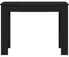 Rašomasis stalas, juodos spalvos, 100x45x75cm, apdirbta mediena