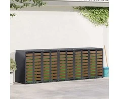 Rato konteinerių laikymas 3 konteineriams 340 x 77.5 x 115.5 cm