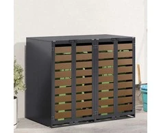 Rato konteinerių laikymas 3 konteineriams 340 x 77.5 x 115.5 cm