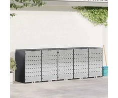 Rato konteinerių laikymas 3 konteineriams 340 x 77.5 x 115.5 cm