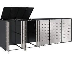 Rato konteinerių laikymas 3 konteineriams 340 x 77.5 x 115.5 cm