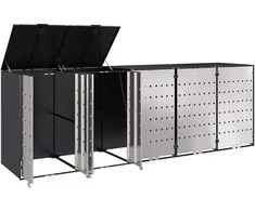 Rato konteinerių laikymas 3 konteineriams 340 x 77.5 x 115.5 cm