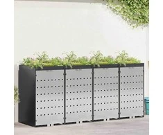 Rato konteinerių laikymas 3 konteineriams 340 x 77.5 x 115.5 cm