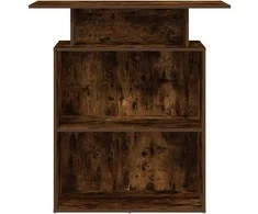 Registratūra, dūminio ąžuolo, 100x40x104 cm, apdirbta mediena