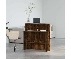 Registratūra, dūminio ąžuolo, 100x40x104 cm, apdirbta mediena