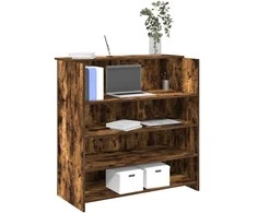 Registratūra, dūminio ąžuolo, 100x50x103,5 cm, apdirbta mediena