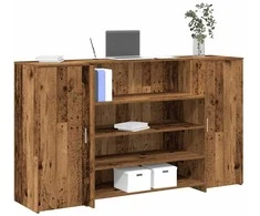 Registratūra, medienos, 180x50x103,5 cm, apdirbta mediena